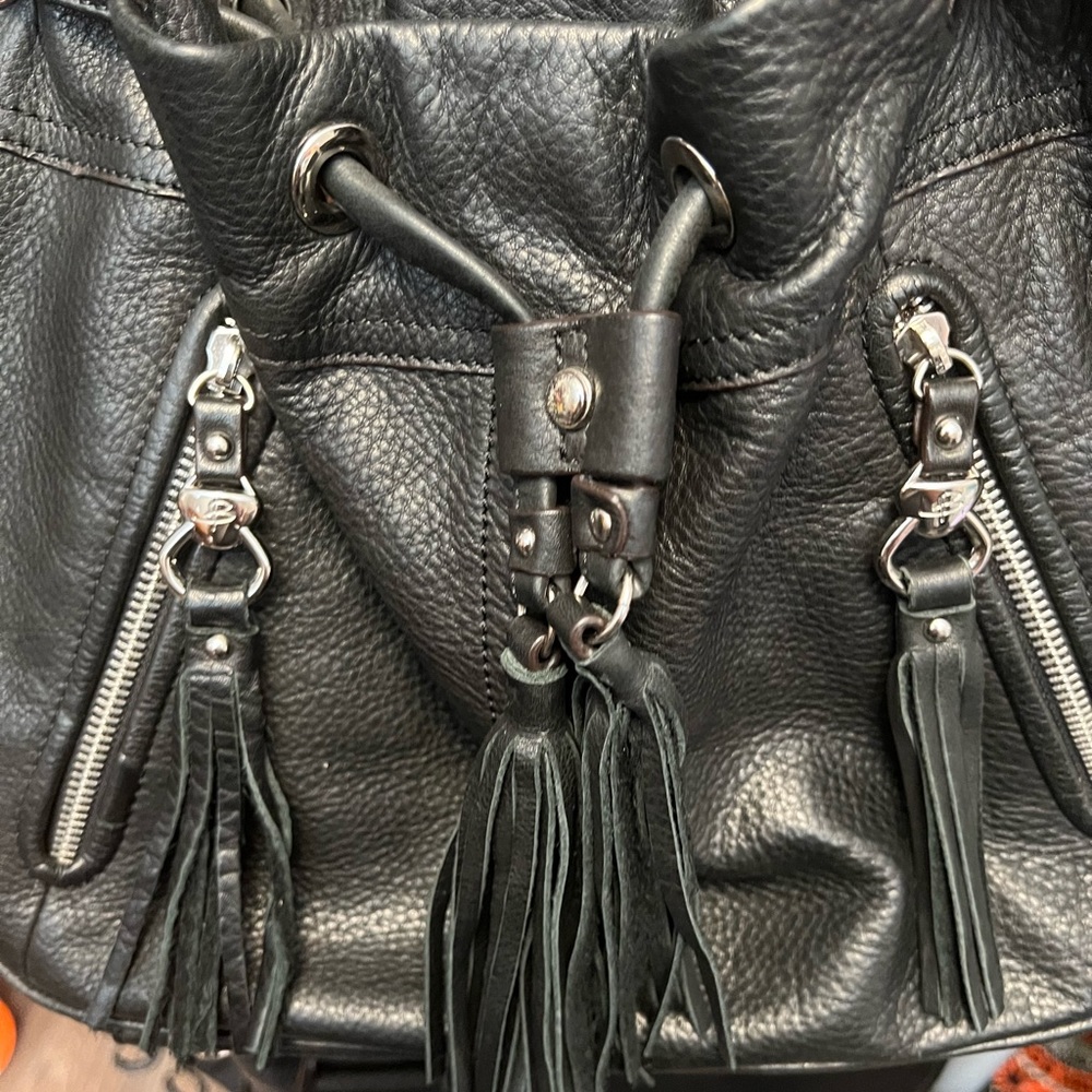 Brad Mackowski Over the Shoulder Leather Purse